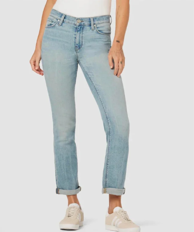 Nico Mid-Rise Straight Ankle Jean In Glory Days