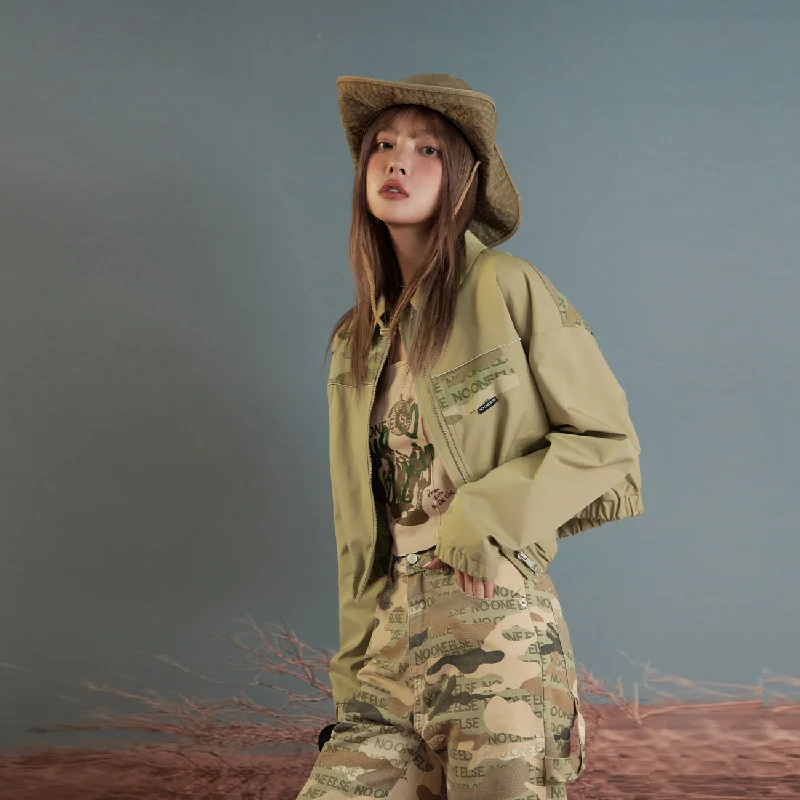 Camouflage Crop Jacket