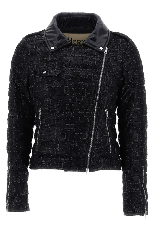 Sequin Moto Jacket